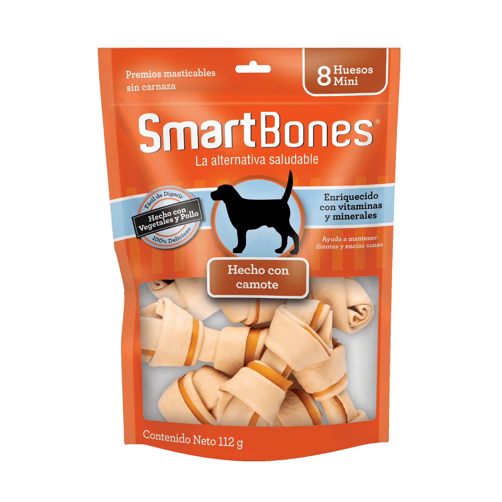 SmartBones Huesos de Camote Mini 8 Piezas SmartBones Huesos de Camote Mini 8 Piezas